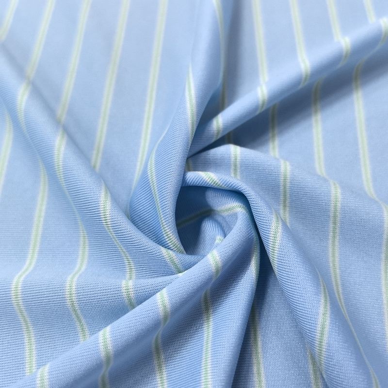 Polyester Spandex Yarn-dyed Horizontal Stripe Fabric best